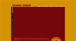 Desktop Screenshot of geminidiner.com